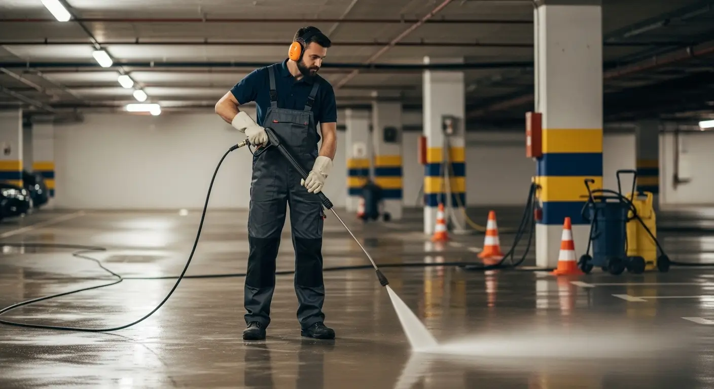 lavage sol parking